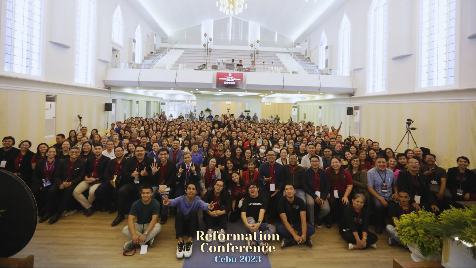RefCon Cebu attendees gathered in a church sanctuary