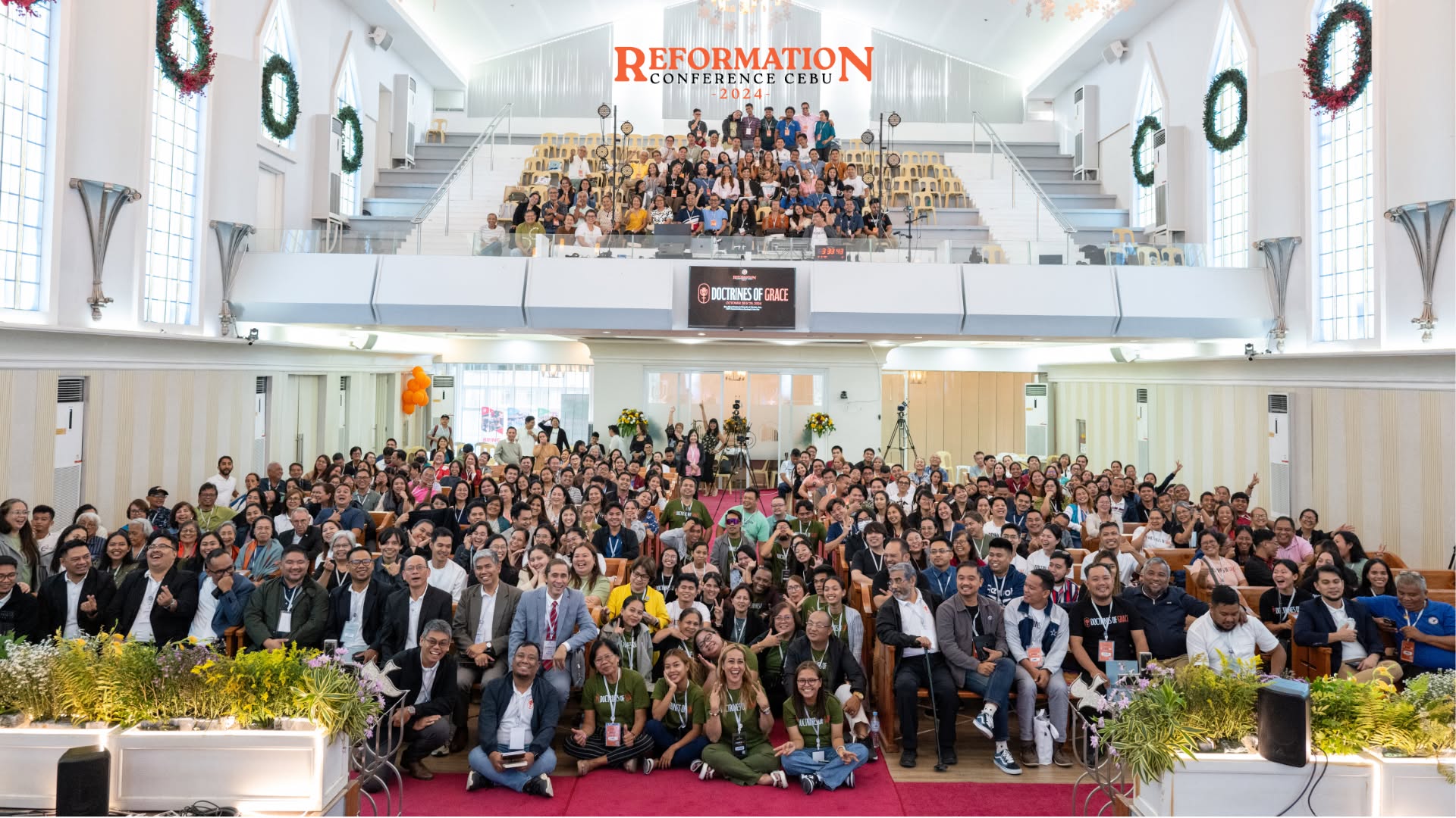 Previous RefCon Cebu gathering in a church sanctuary
